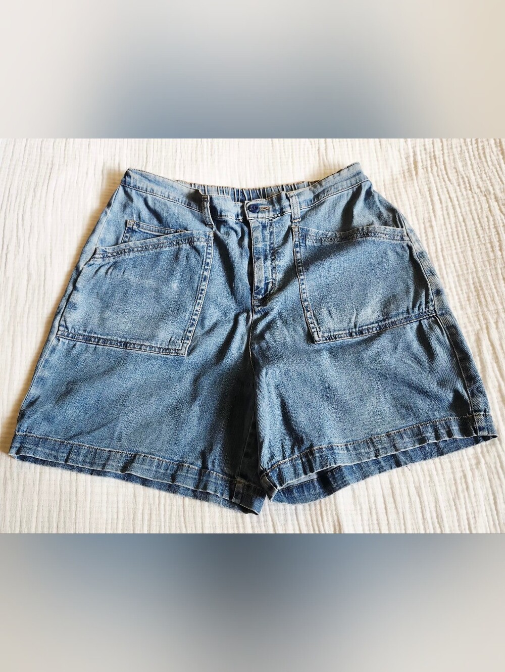 Cherokee Light Blue Denim Jean Shorts